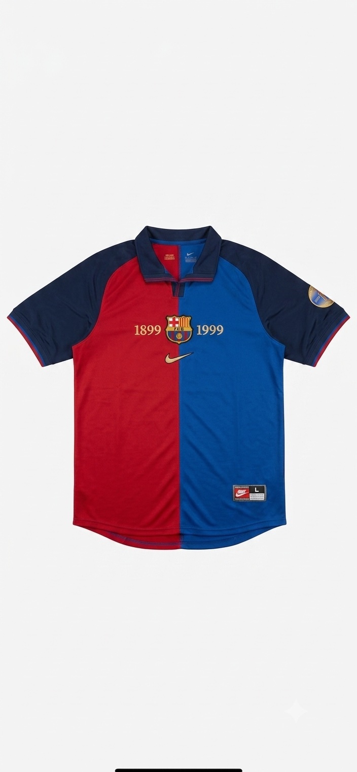 FC Barcelona 1899–1999 Centenary 100th Anniversary Retro Kit