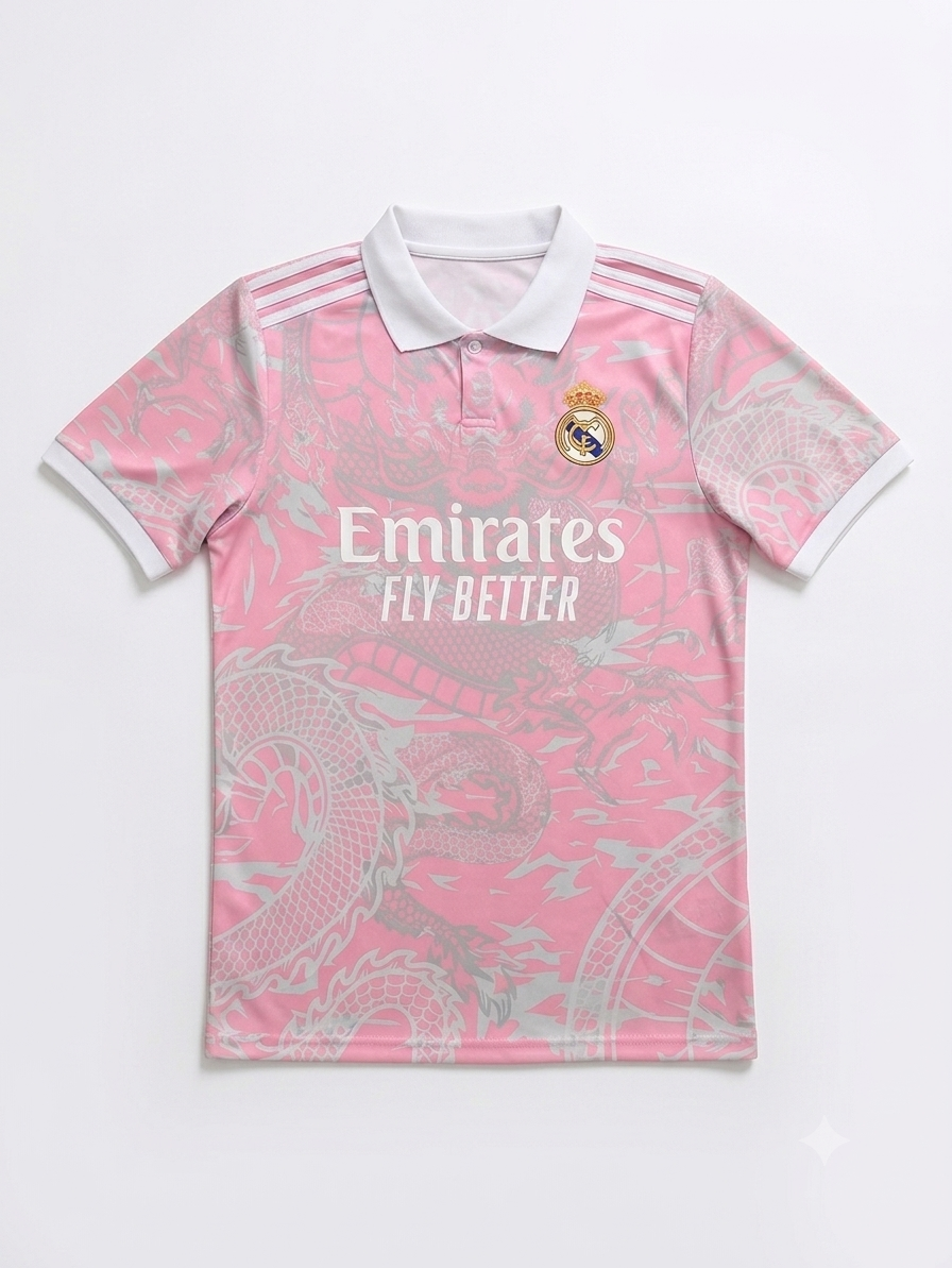 Real Madrid Pink Dragon Special Edition Jersey